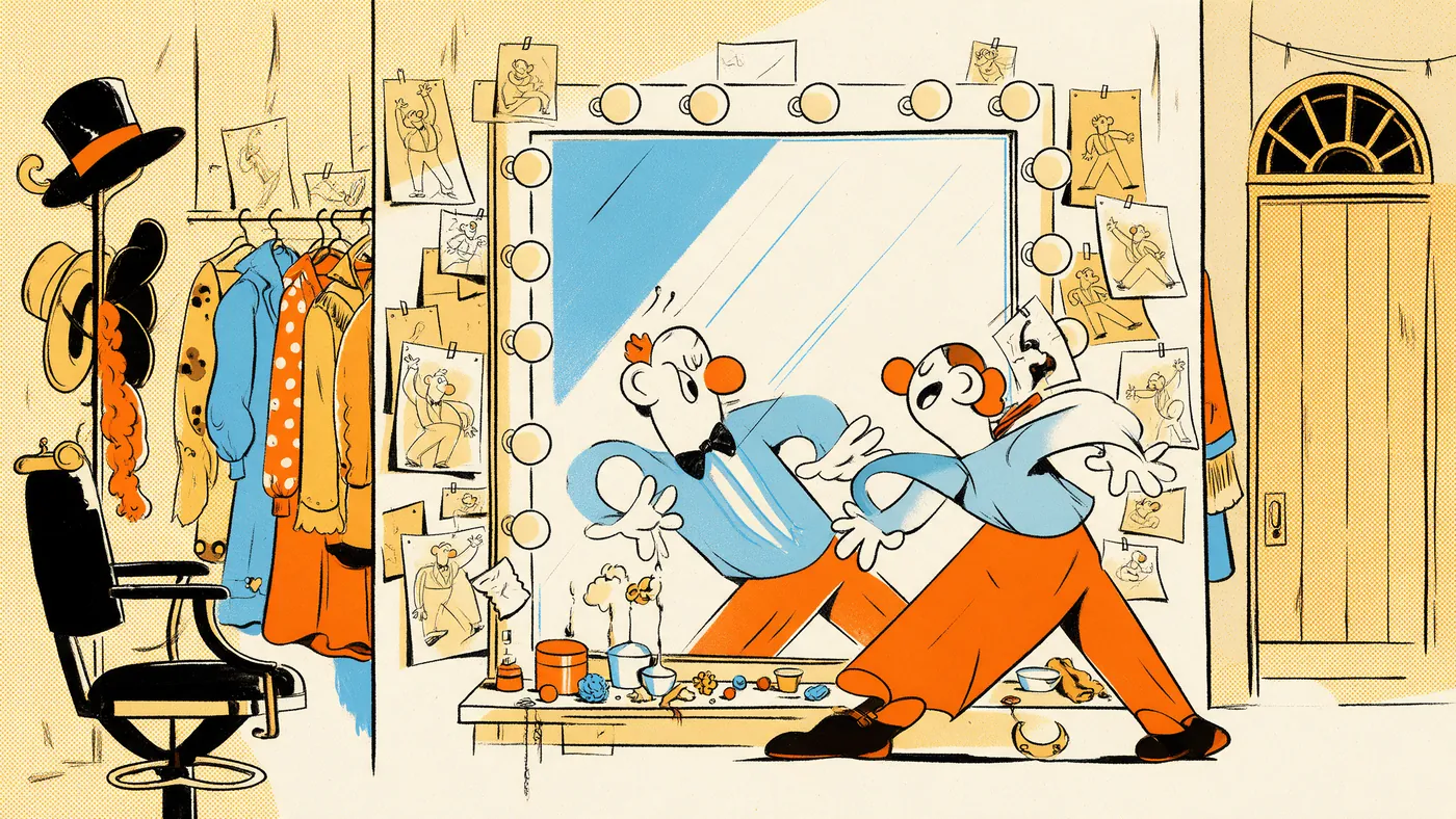 Illustrazione per l’articolo: Recitare con la matita, l'acting per animatori spiegato scena per scena