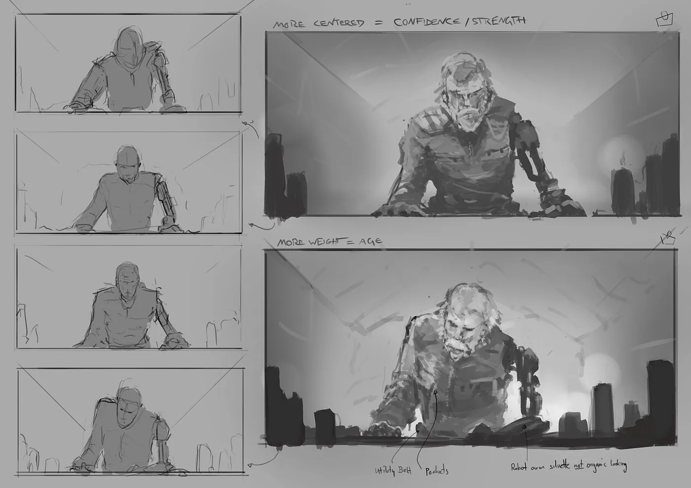 Charge-concept art-storyboard
