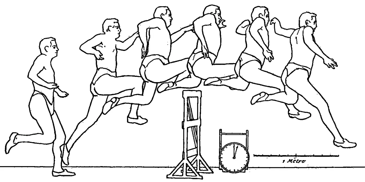 Hurdling Marey