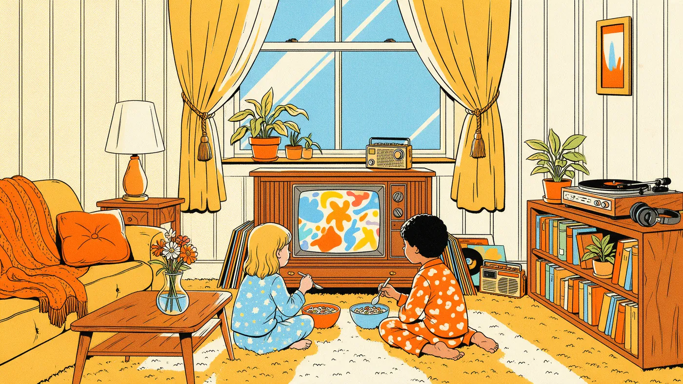Illustrazione per l’articolo: Il sabato mattina dei cartoni, ascesa e fine di un rito televisivo americano