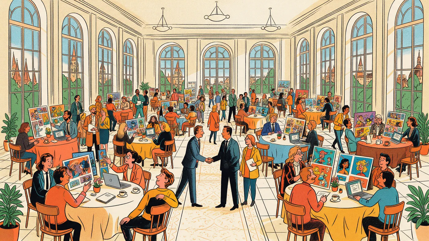 Illustrazione per l’articolo: Cartoon Forum, dove le serie animate europee cercano chi le finanzia