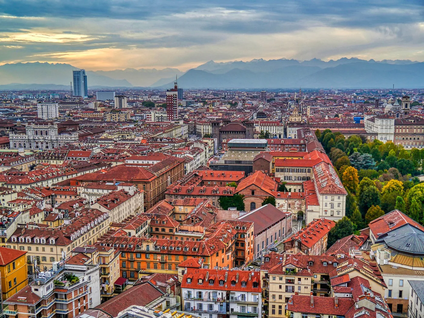 Torino Mole Antonelliana Vista panoramica 01
