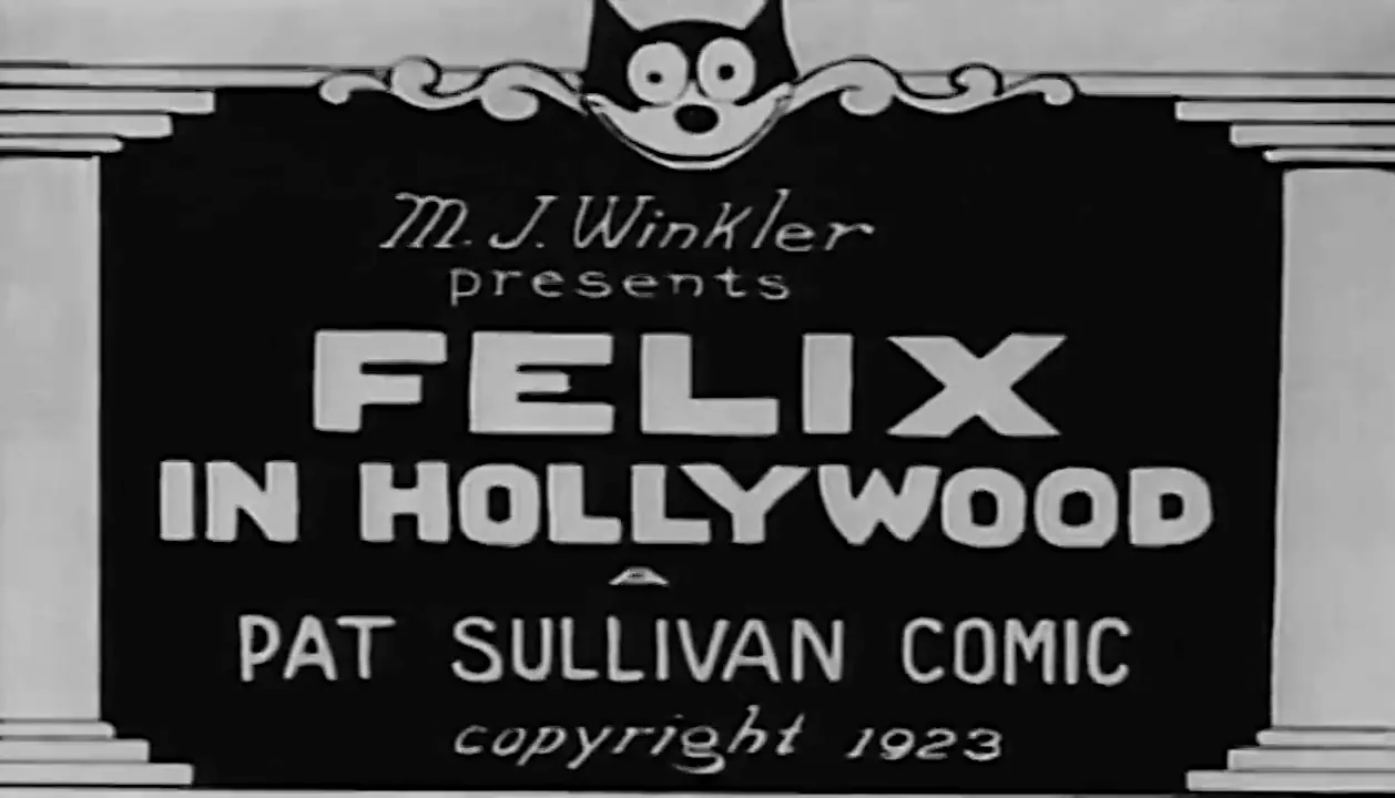 Felix In Hollywood 1923 animated cartoon