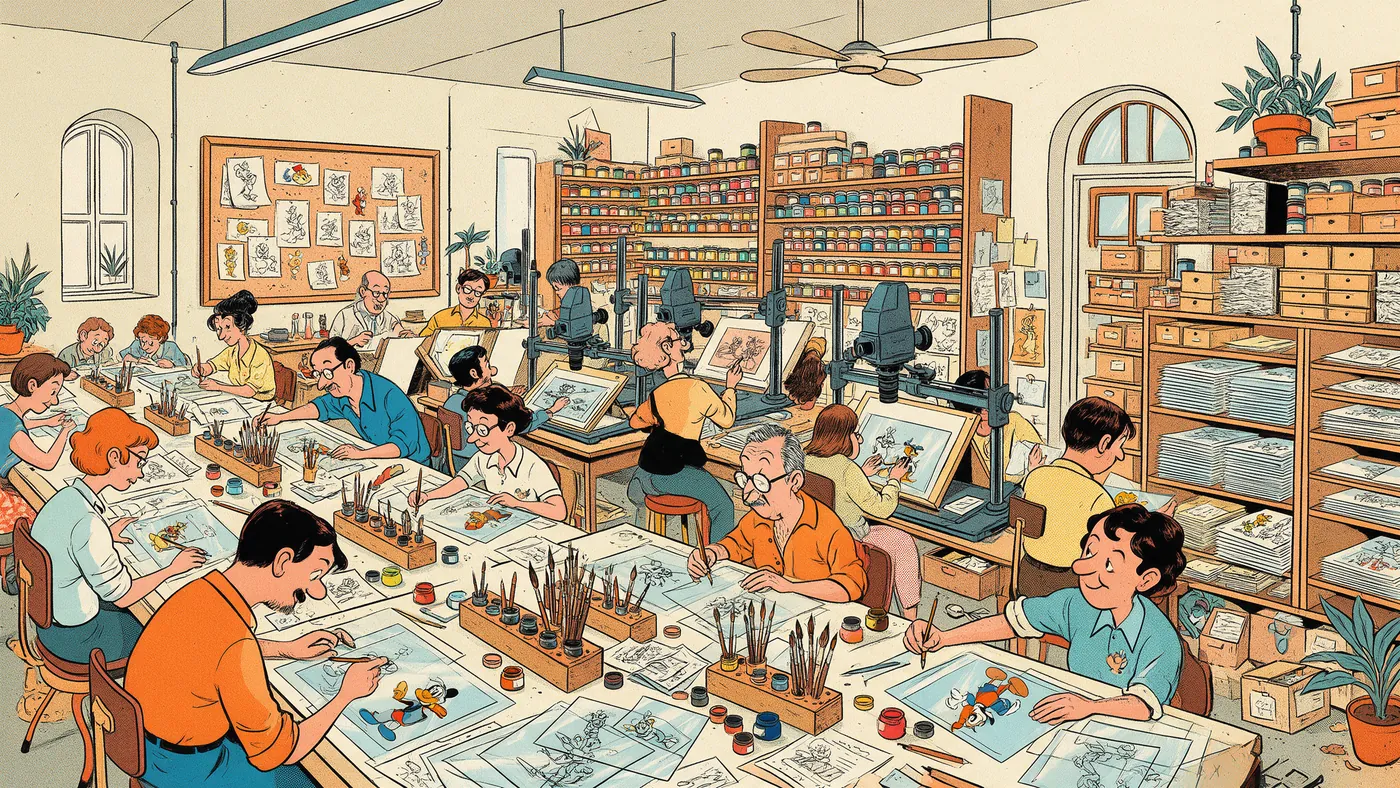 Illustrazione per l’articolo: Gamma Film, la fabbrica di personaggi dei fratelli Gavioli