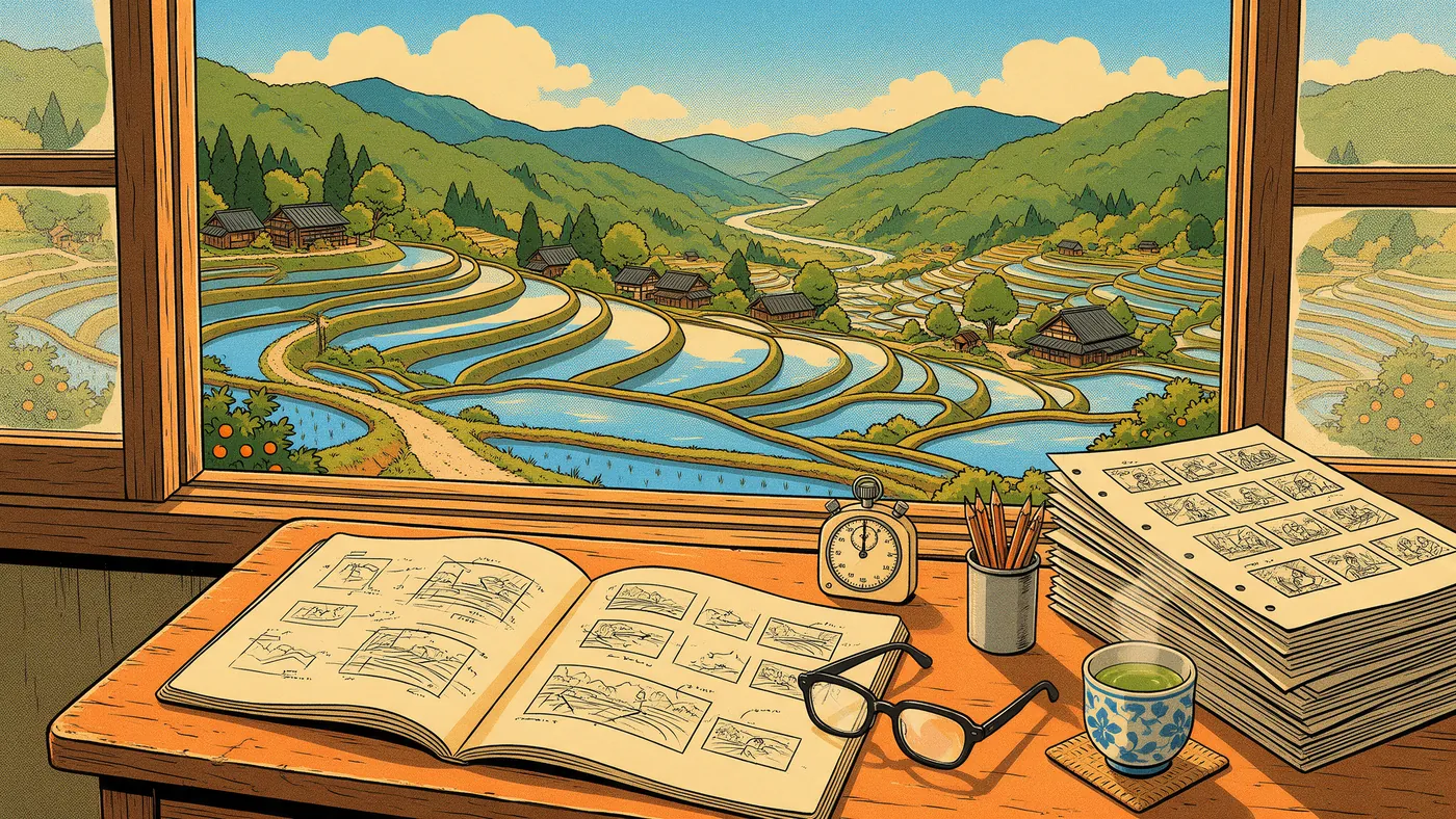 Illustrazione per l’articolo: Isao Takahata, il regista che non disegnava e cambiò l'animazione giapponese
