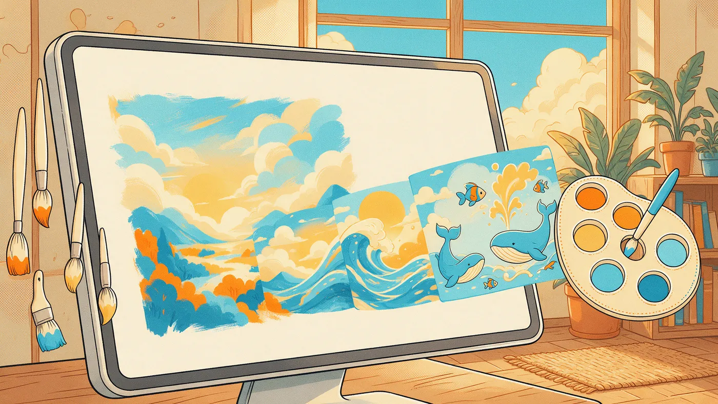 Illustrazione per l’articolo: Krita per l'animazione 2D, cosa sa fare il programma di pittura libero
