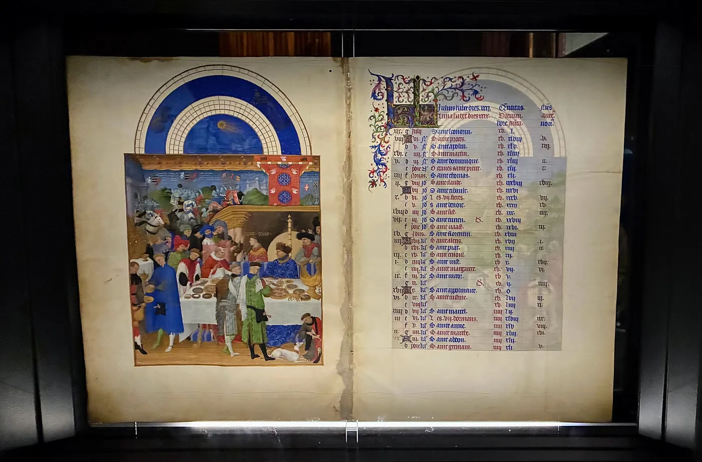 Exposition "Les Très Riches Heures du duc de Berry" - juin 2025 - 01 mois de janvier