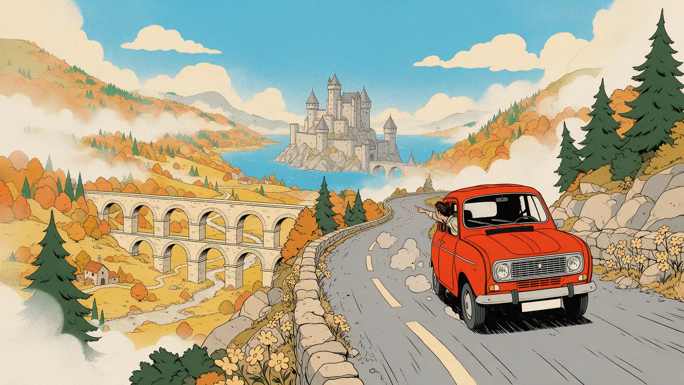 Illustrazione per l’articolo: Il castello di Cagliostro, il Lupin gentiluomo del primo film di Miyazaki