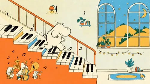 Illustrazione per l’articolo: Mickey mousing, quando la musica imita ogni passo del personaggio animato
