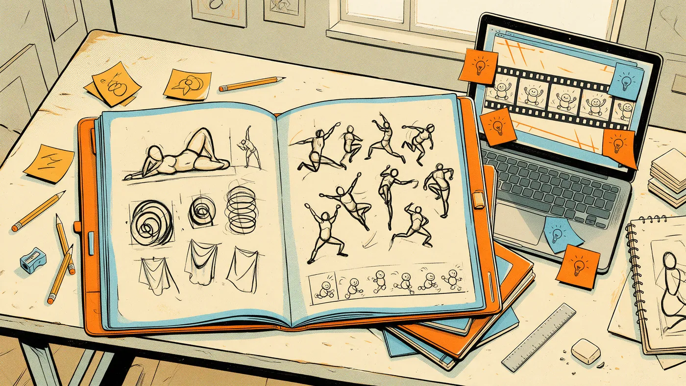 Illustrazione per l’articolo: Come costruire uno showreel di animazione che uno studio guarderà fino alla fine