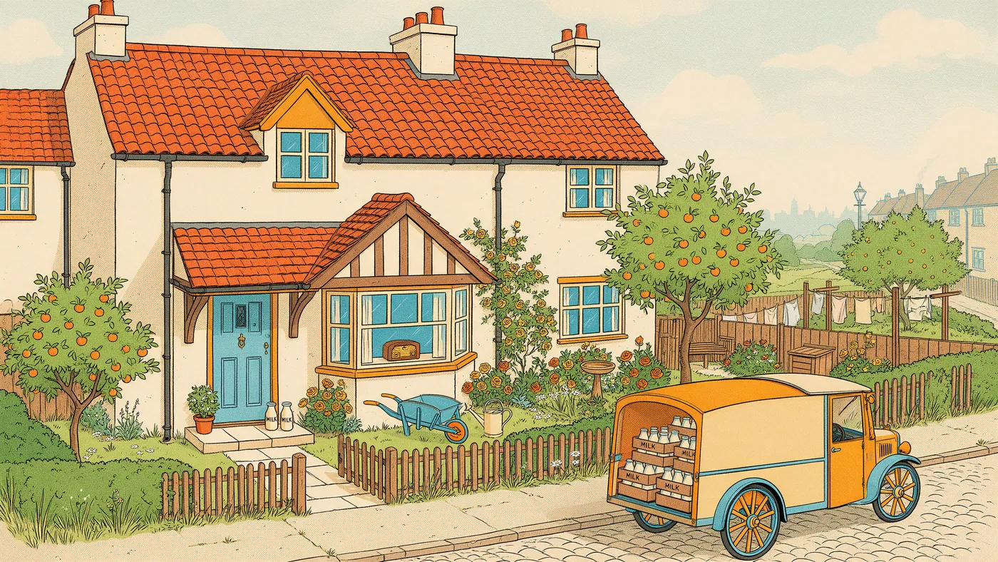 Illustrazione per l’articolo: Ethel & Ernest, Raymond Briggs racconta i suoi genitori in sessantamila disegni