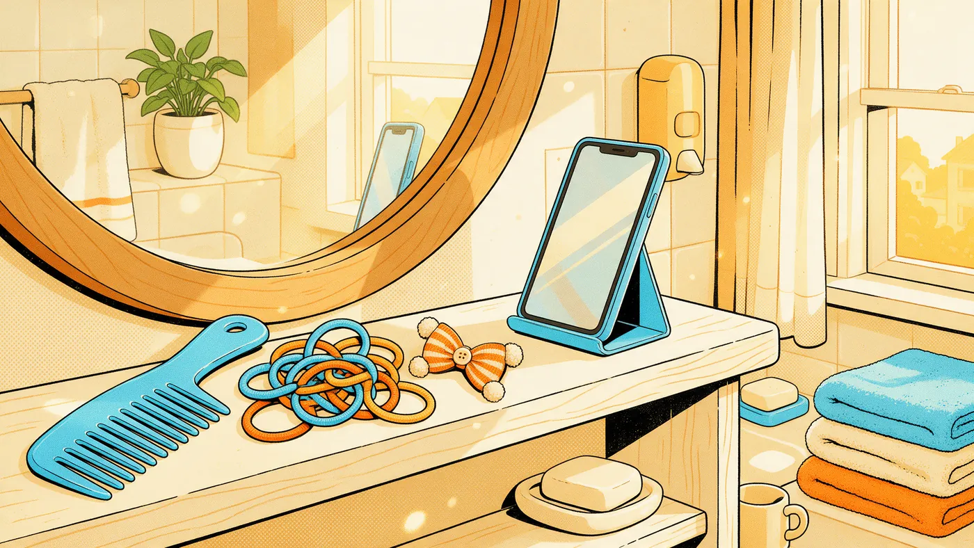 Illustrazione per l’articolo: Hair Love, un padre, una figlia e una pettinatura da conquistare