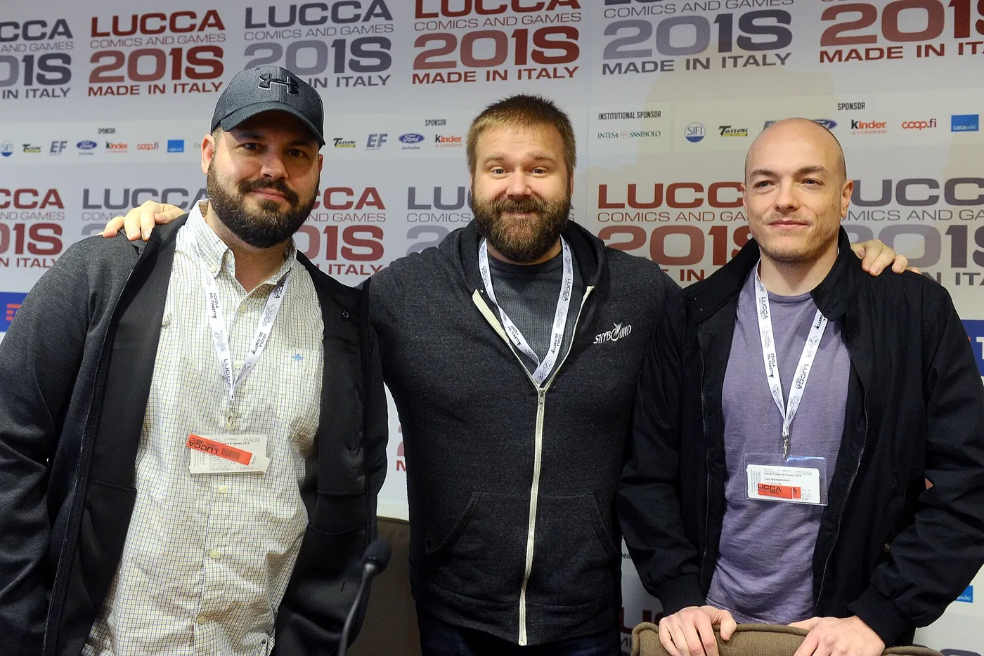 Ryan Ottley, Robert Kirkman and Cory Walker - Lucca Comics & Games 2018