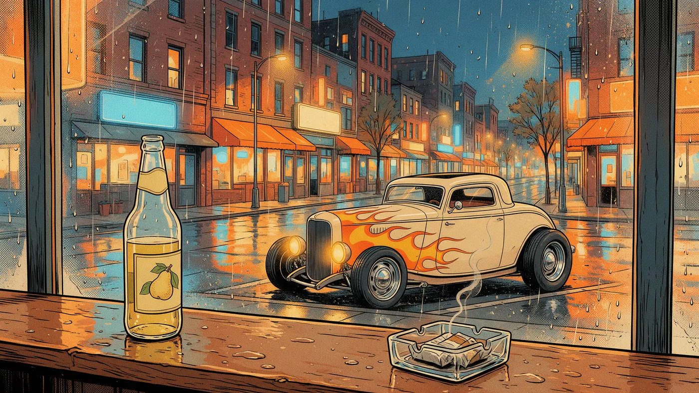 Illustrazione per l’articolo: Pear Cider and Cigarettes, Robert Valley e l'amico che non voleva salvarsi