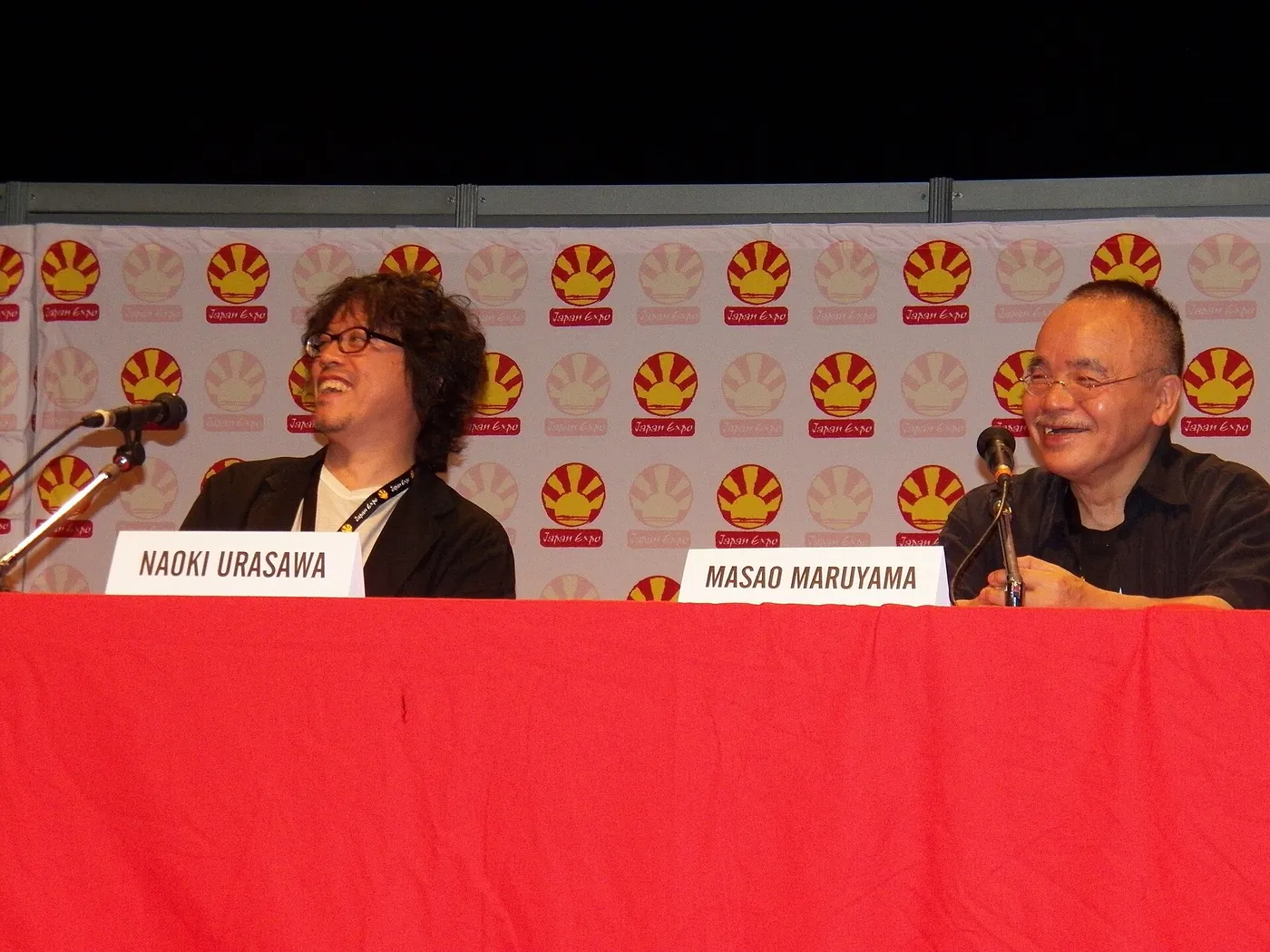 Naoki Urasawa and Masao Maruyama at Japan Expo 2012, Paris (1)