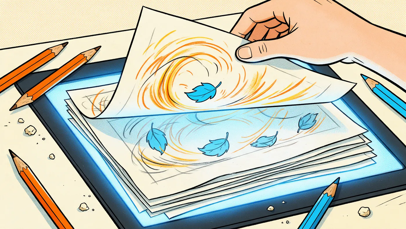 Illustrazione per l’articolo: Sakuga, quando gli appassionati di anime hanno cominciato a leggere i titoli di coda