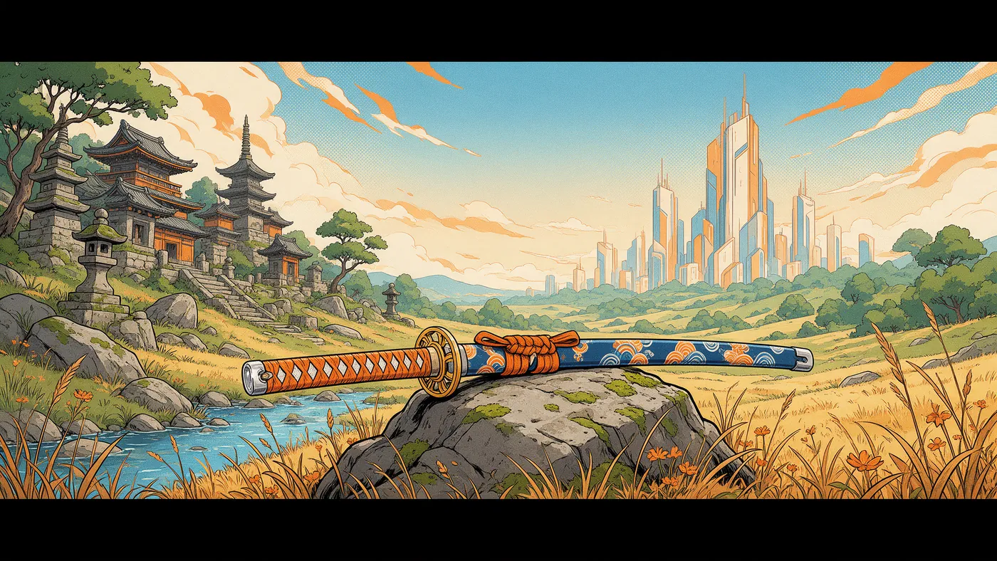 Illustrazione per l’articolo: Samurai Jack, Genndy Tartakovsky e il cinema del silenzio in televisione