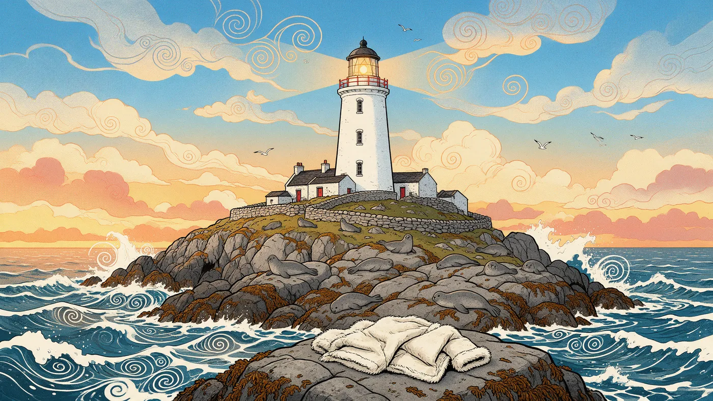 Illustrazione per l’articolo: Song of the Sea, una fiaba irlandese sul lutto e sulle selkie