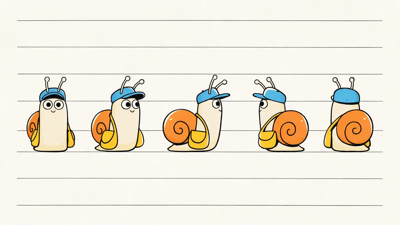 Illustrazione per l’articolo: Il turnaround del personaggio, cinque viste allineate per non perdere il volume