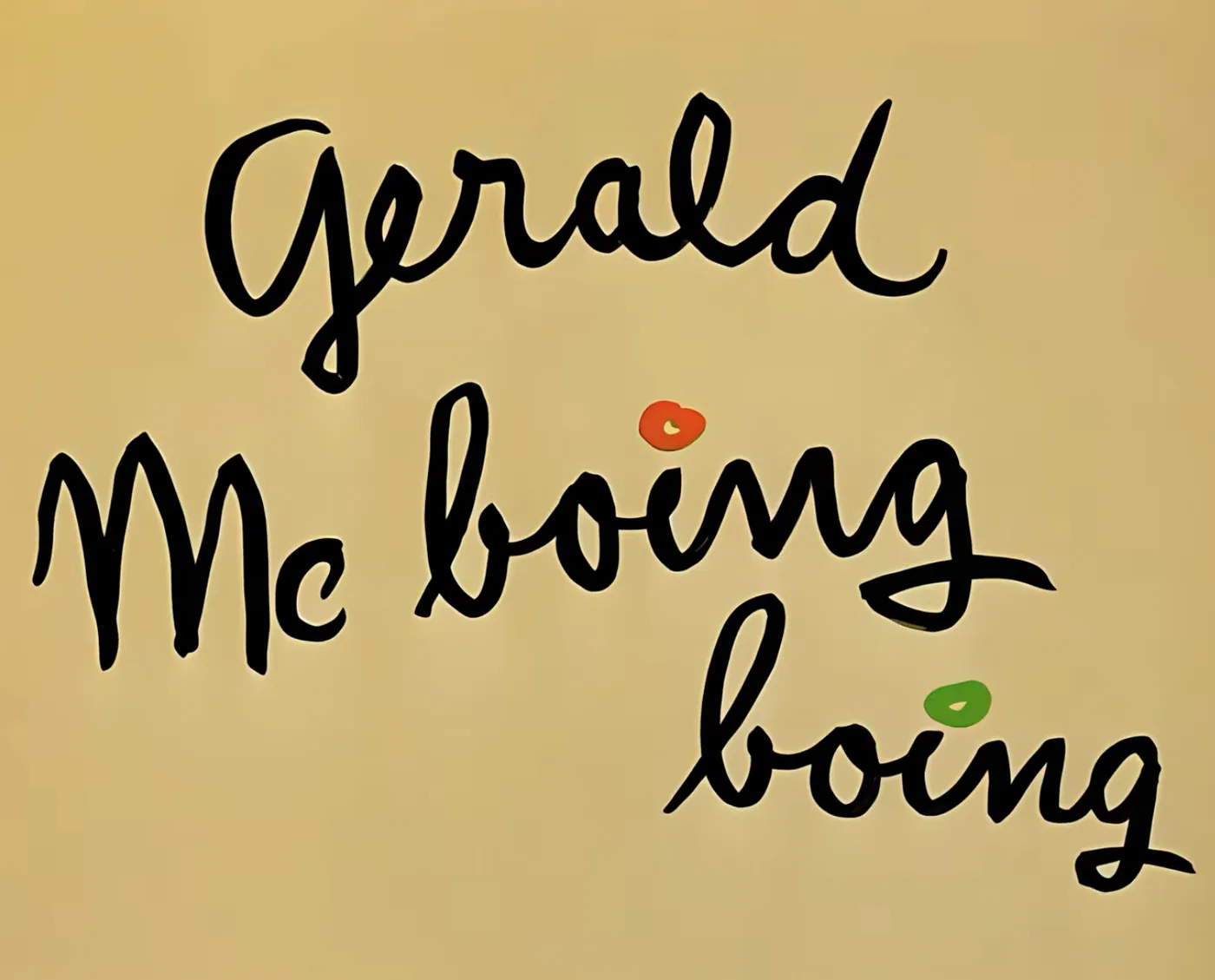 Gerald McBoing-Boing Title Card